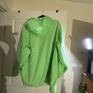 Bright Green Nike Themore Technology Hooded Jacket